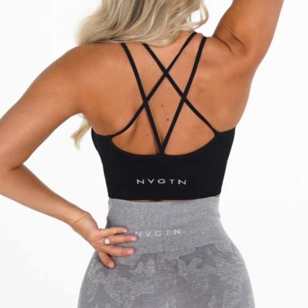 Nvgtn Flourish Bra Black NEW XS